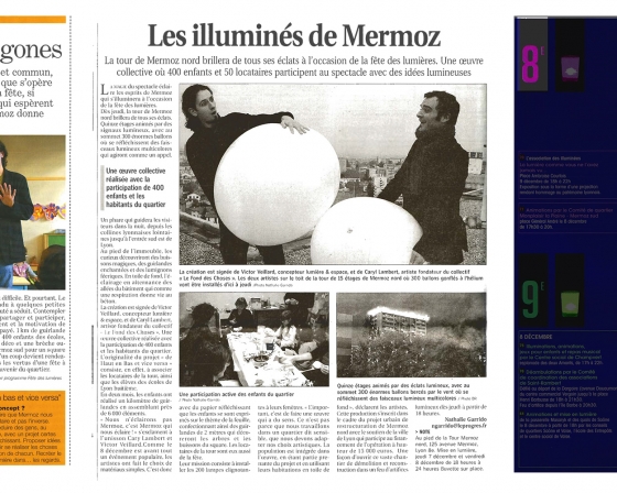 Presse Fêtes des lumières 2006